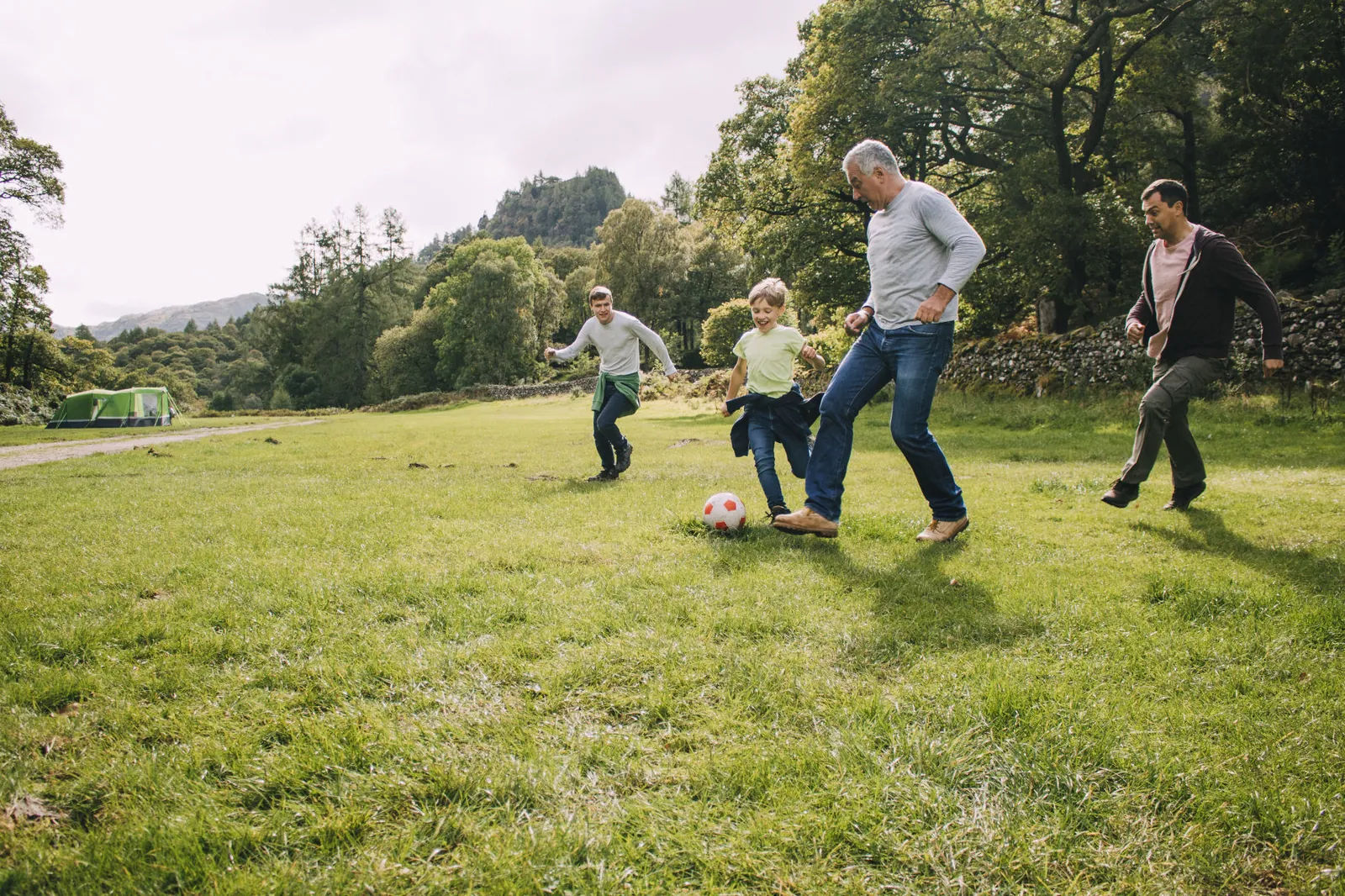 Playing Football