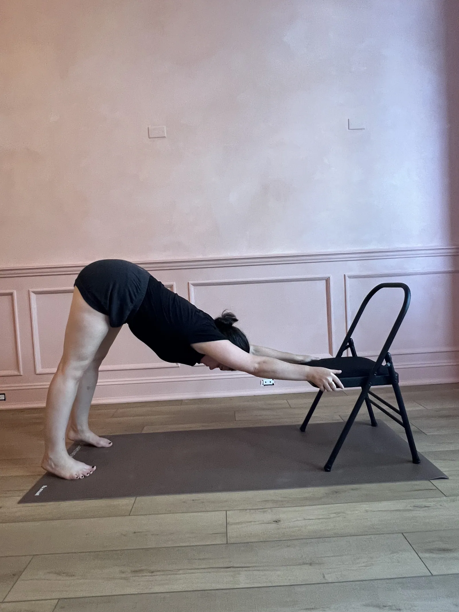 Downward Facing Dog with a Chair