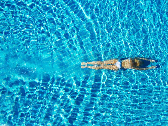 Just Keep Swimming: Getting in the pool provides a low-impact, full-body workout
